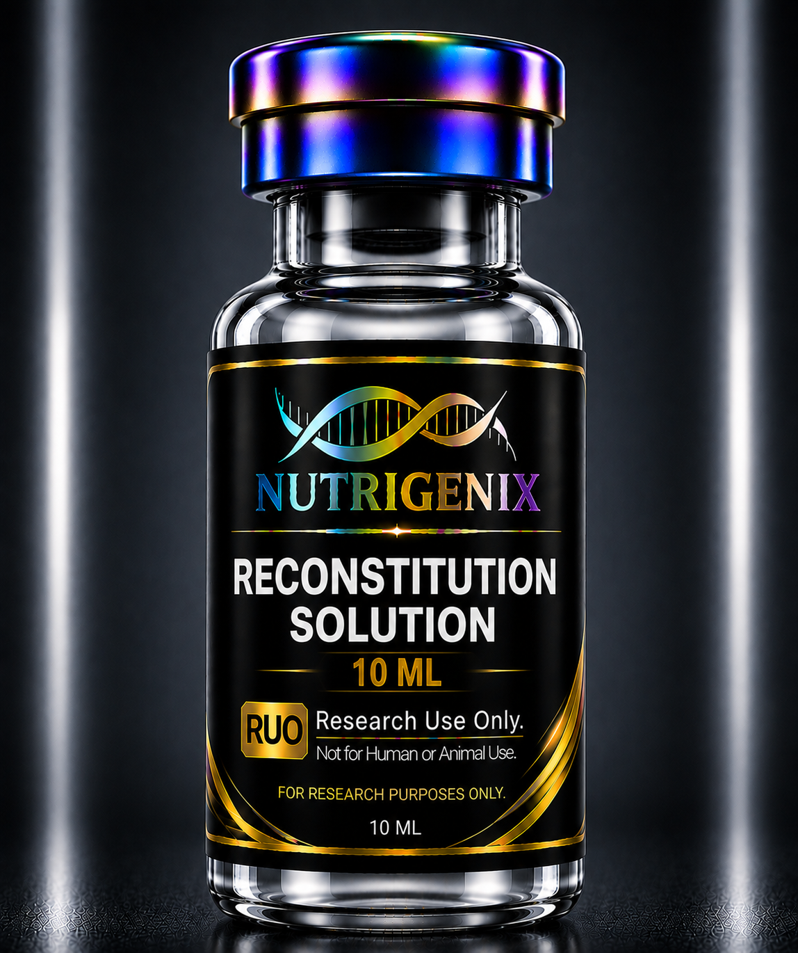 Reconstitution Solution 10 mL sterile solution research vial