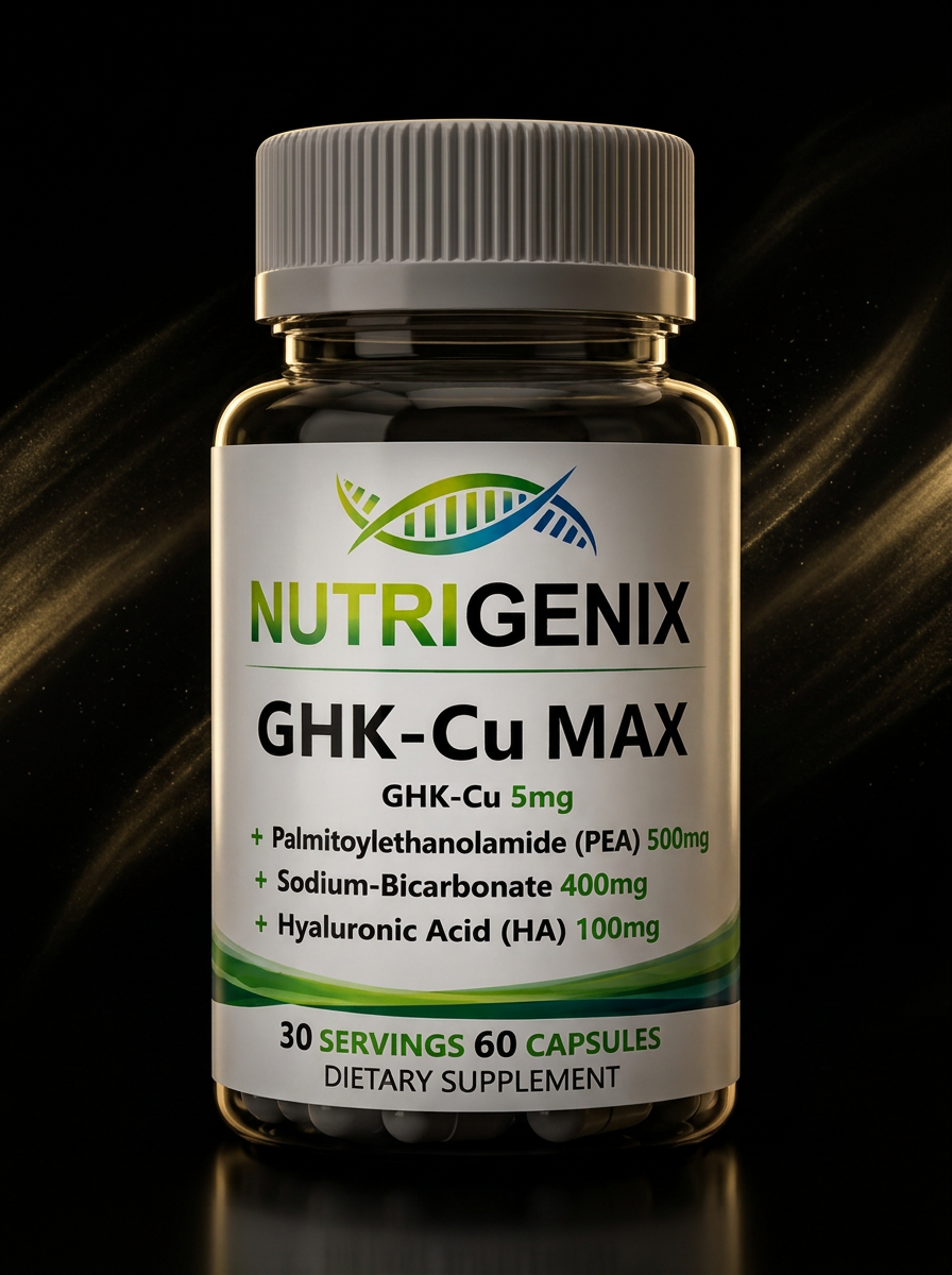 GHK-Cu MAX 2 capsules per serving research vial