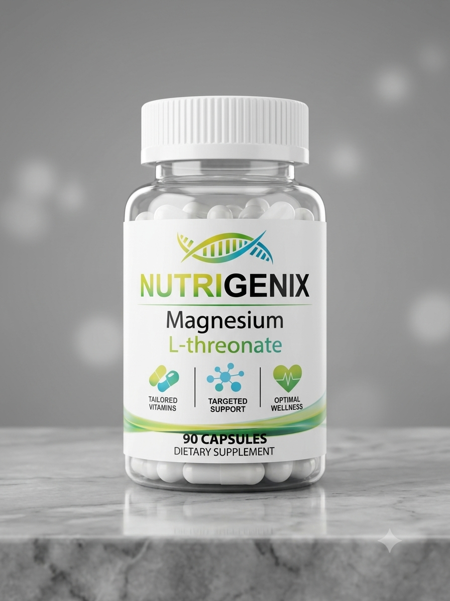 Magnesium L-Threonate 2,100 mg per 3-capsule serving research vial