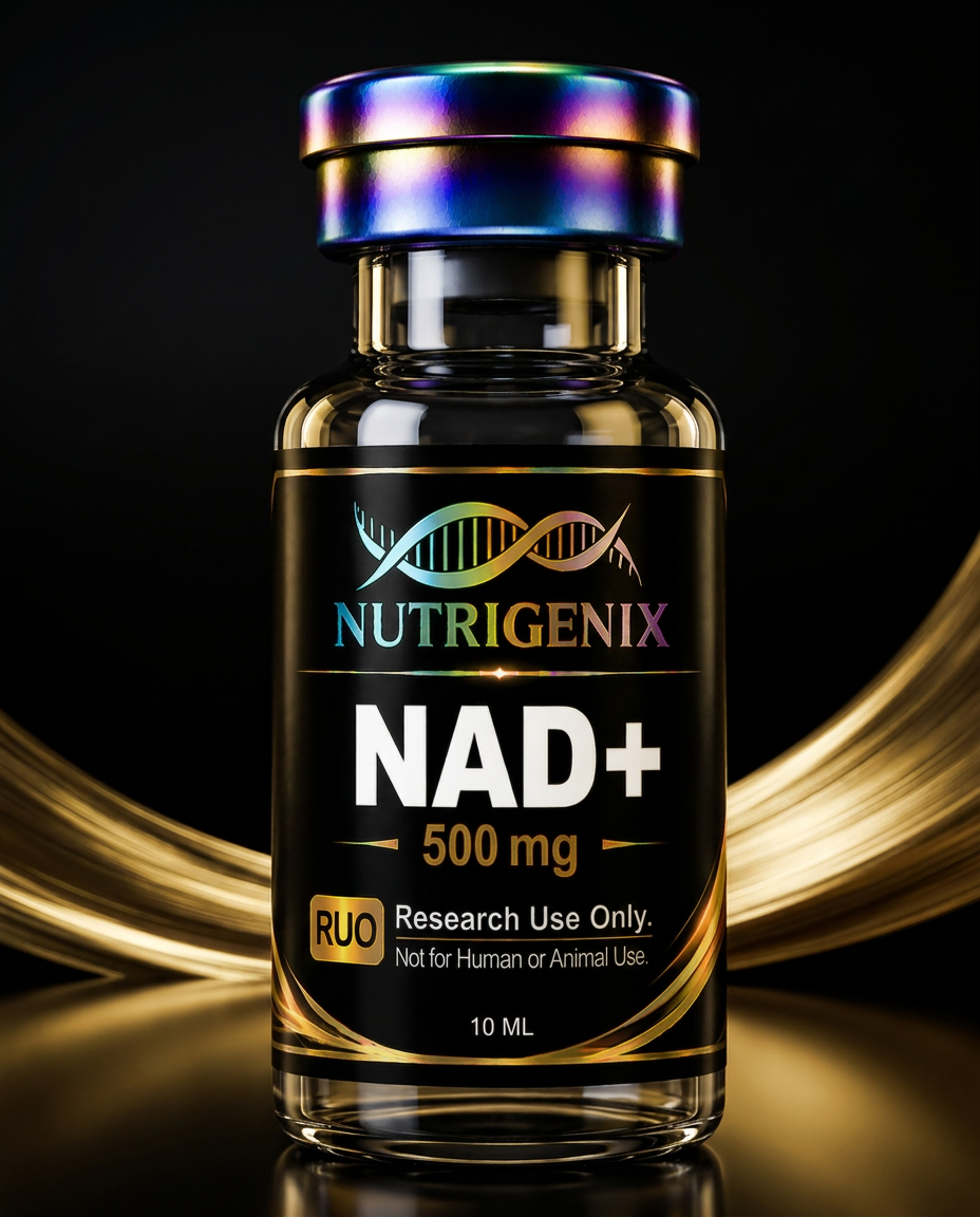 NAD+ 500 mg research vial