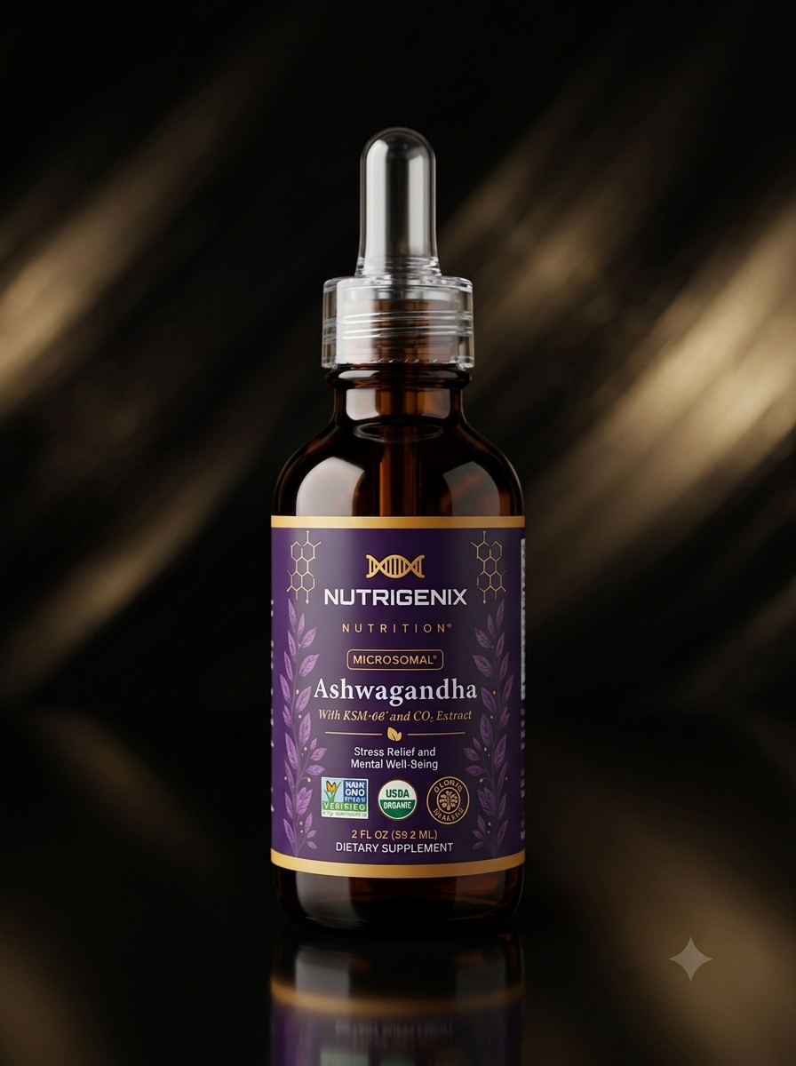 Microsomal Ashwagandha 700 mg per 1 mL serving oral peptide